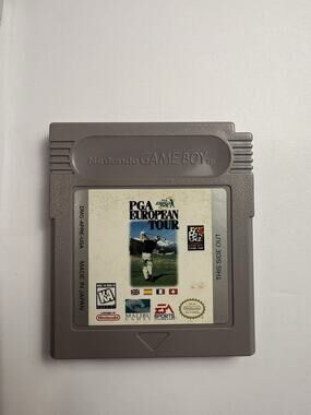 PGA European Tour ORIGINAL Gameboy Game With case